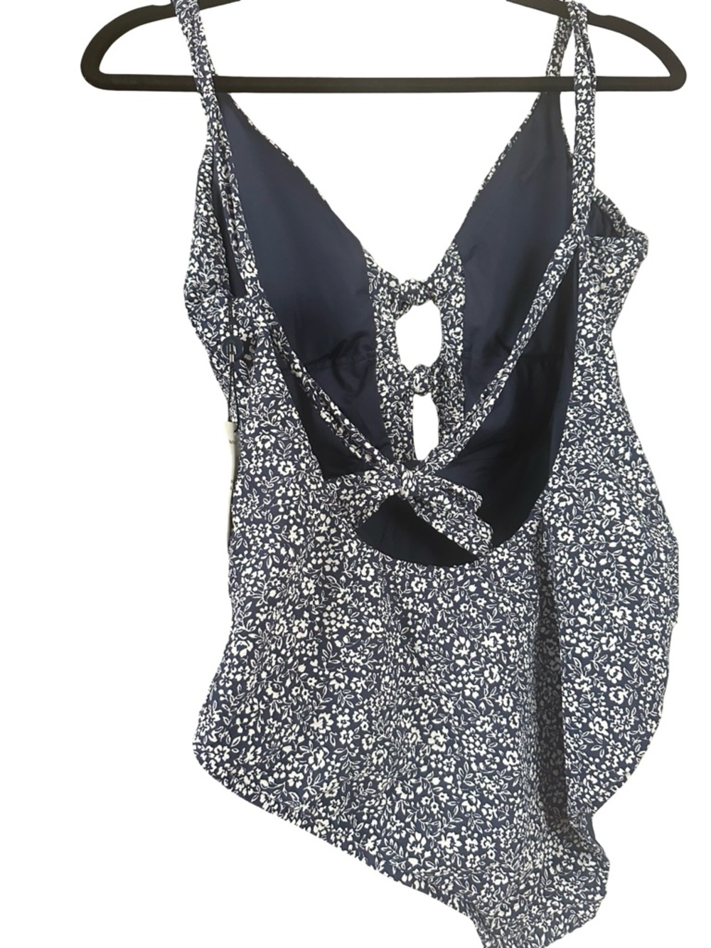 NWT POLO Ralph Lauren Sprouting Floral Double Tie One-Piece Swimsuit XL - Picture 4 of 10